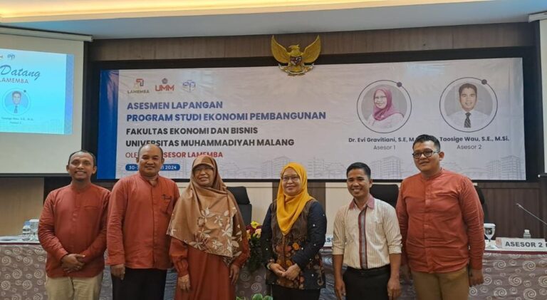 Prodi Ekonomi Pembangunan UMM Raih Akreditasi Unggul LAMEMBA