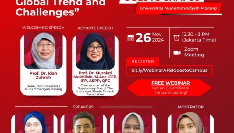 Prodi EP UMM Webinar Internasional Bahas Trend-Tantangan Global Fintech Syariah