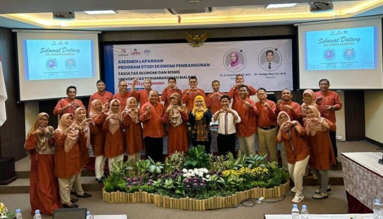 Berderet Prestasi Internasional, Prodi Ekonomi Pembangunan UMM Raih Akreditasi Unggul