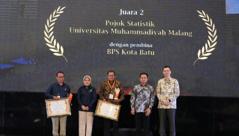 Sisihkan Enam Nominator Se Indonesia, Pojok Statistik UMM Terbaik Nasional