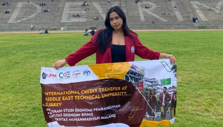 Matkul ESDA Ekonomi Pembangunan UMM, Jadi Rujukan Risky Amelia Student Exchange METU Turki